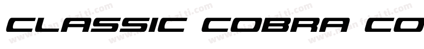 Classic Cobra Condensed Condensed字体转换
